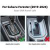 Real Soft Carbon Fiber LHD RHD Car Automotive Gear Shift Panel Frame Sticker for Subaru Forester      2024