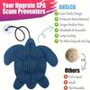 Turtle Shaped Pool Scum Absorber Reusable Floating Oil Foam Filter Hot Tub Spa Whirlpool Water Grease Absorbing Sponge