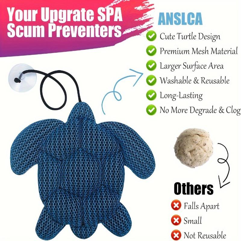 Turtle Shaped Pool Scum Absorber Reusable Floating Oil Foam Filter Hot Tub Spa Whirlpool Water Grease Absorbing Sponge