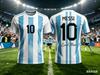 2026 Estilo Messi Verão Impressão 3D Roupas Camisa de Futebol T-shirt Solta e Confortável Adequada para Esportes