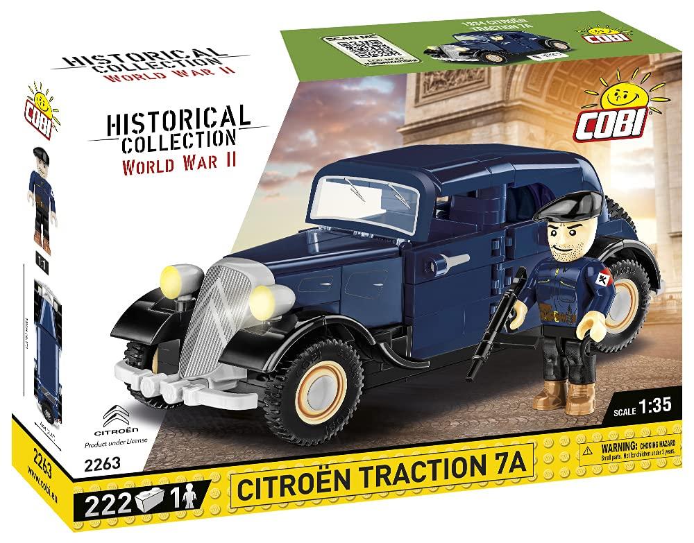 Cobi Historical Collection #2263 Citroën Traction 7A (Französische Armee) Maßstab 135