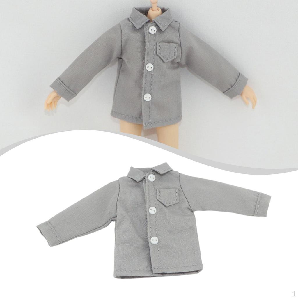 1/ Figure Clothes ,Miniature Shirt, Photo Prop Doll Costume Accessories for 6" Male Figures Body