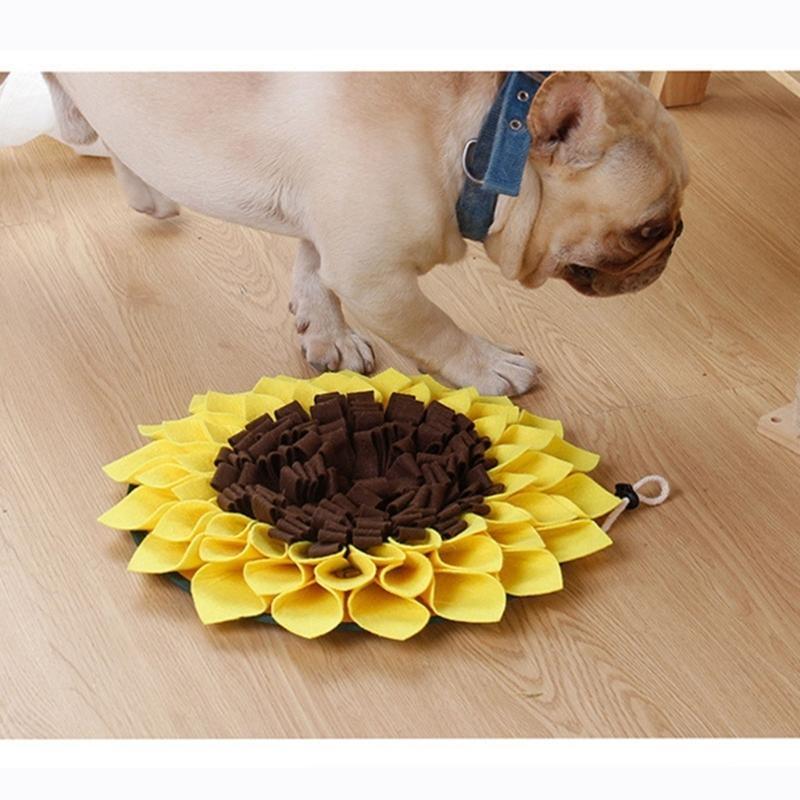 Snuffle Mat for Dogs Feeding Pad Dog Puzzle Toy Design Treat Mat