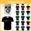 3d Print T-shirt Flame Hypnosis Colorful Print Casual Short Sleeve Top For Stylish Comfort