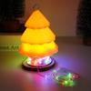 1800mah Christmas Tree Flashlight with 10m Storable String Light Rechargeable Outdoor Camping Tent Atmosphere Lamp Hook for Kids