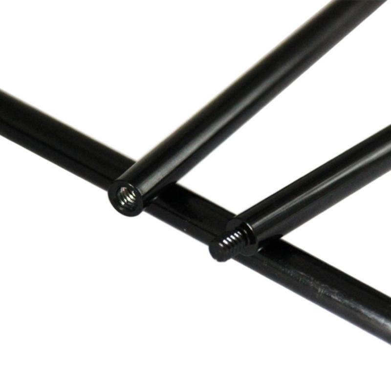 Durability Camera Extension Tube Lightweight Metal Rod with 1/4inch Male To Female Thread for Photography Stabilizers