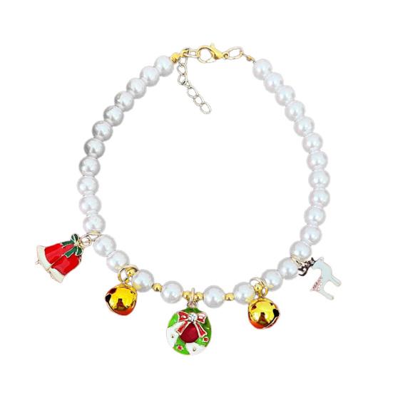 Pet Necklace Adjustable Friendly to Skin Extension Chain Lobster Clasp Design Allergy Free