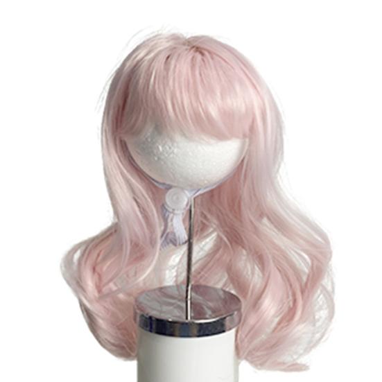 

Волнистый парик для собаки Милый парик для питомца с регулируемой эластичной лентой Длинные волнистые волосы с челкой Кошачий парик Костюм для косплея Хэллоуина Рождественских вечеринок