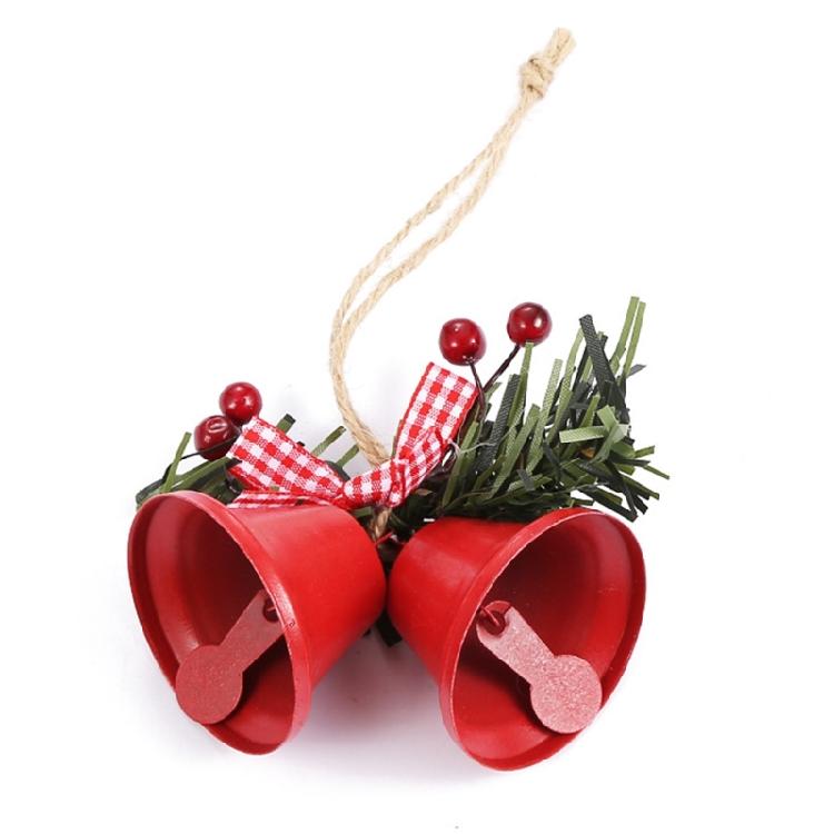 Christmas Bell Hanging Ornament Christmas Tree Bell Decoration for Door Window Christmas Tree Holiday Party Decoration