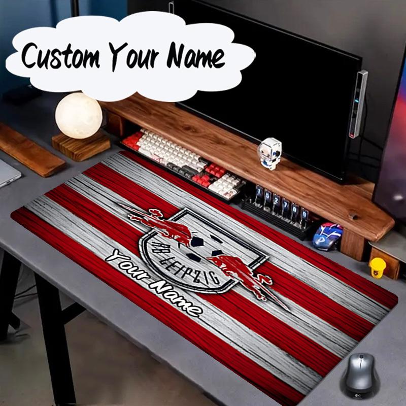 Custom Name Mouse pad Leipzig Soccer Crest Mouse pad, Gaming Mouse Pad, keyboard pad, Desk Decor for computer notebook Fan Birthday Gift