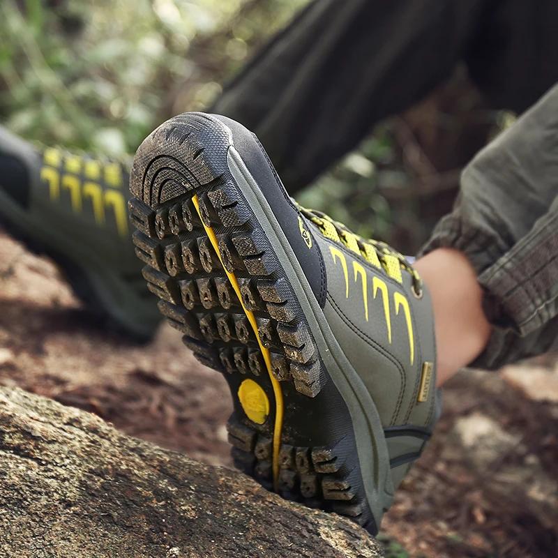 Outdoor Hiking Shoes Couple Walking Boots Large Size 47 Outdoor Walking Wear-resistant Training Shoes Men's Casual Sports Shoes