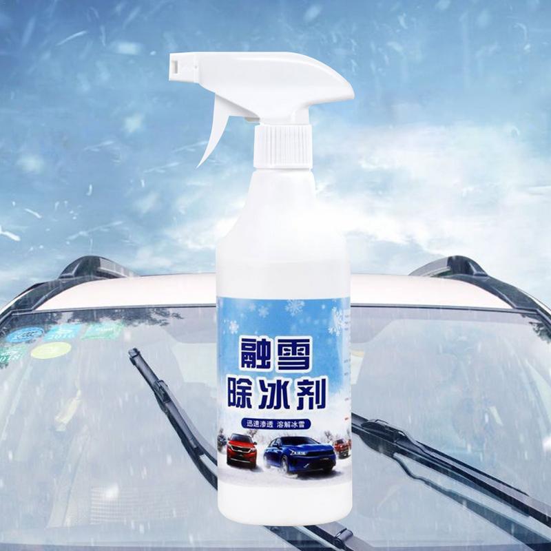 For Refer To Description Windshield De Icer Spray 500ml Car Defrosting Artifact Winter Car Accessories Harmless Windshield
