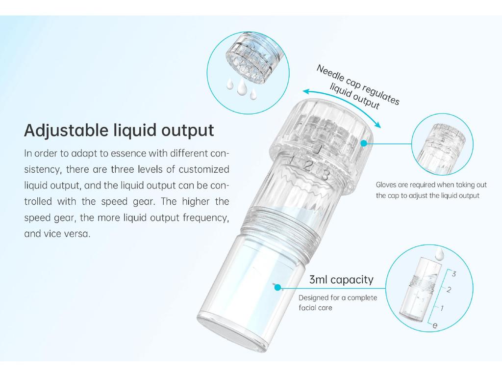 Hydra Pen H3 Electric Beauty Microneedle Device with Serum Delivery