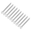 10Pcs Metal Portable Outboard Engine Cotter Pin Set for 9.9 13.5 F9.9 F13.5 MU 1 for MU 2