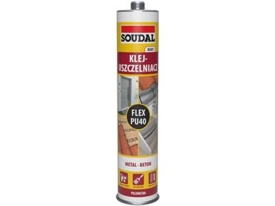 Klej Uszczelniacz Poliuretanowy Flex Pu 40 Biały 300Ml - Usz 40Pu 30B