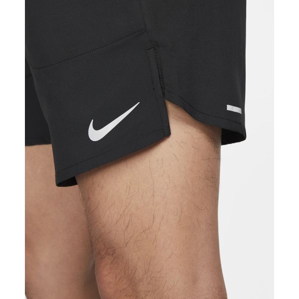 Nike Solid Color Logo Running Shorts Men Bottoms Black DM4762-010