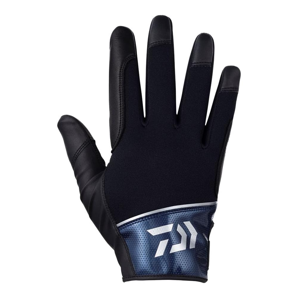 Daiwa DG-7223W Offshore Cold Weather Gloves Navy XL Fishing Gear