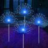 Solar Garden Lights 200LED Waterproof Outdoor Lighting with Installation Hardware Firework Lights for Pathway Lawn Christmas