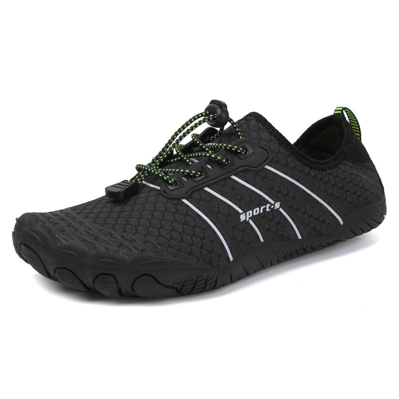 Tênis de Treino Descalço para Academia Homens Mulheres Respiráveis Elásticos Sapatos de Exercício Yoga Antiderrapantes Tênis Casuais para Agachamento Profundo