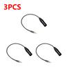 3.5mm Audio Male Plug with Internal Thread to 3Pin XLR Male Adapter Cable for Sony D12/D21 for Sennheiser Wireless Microphones