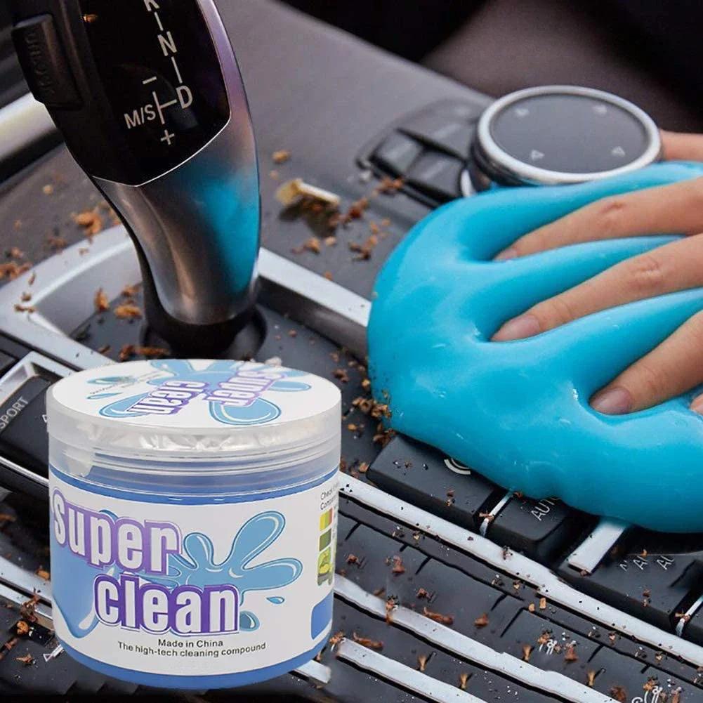 Colector de Praf pentru Interior Auto, Gel Slime Curățare Colector Magic de Praf, Lipici Curățător Murdărie Evacuare Auto, Gel Curățare Auto Amagi