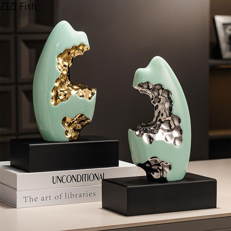 Zhaocai Stone Sculpture Decoration Hotel Restaurant Entrance Decoration Creative Ceramic Crafts Home Decoration Accessories