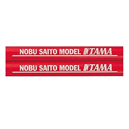 TAMA H-NOB Stick, Saito Knob Model, Hickory, 11mm Diameter, 395mm, Red Finish