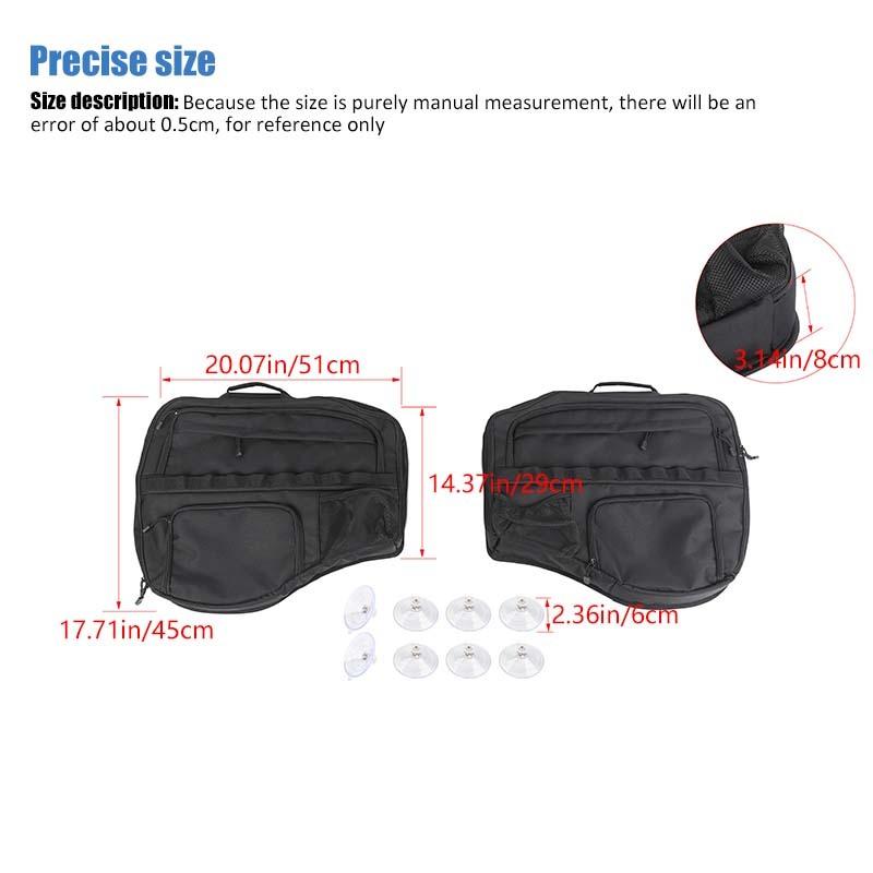  Tailgate Storage Bag Organizer Fit For Mitsubishi PAJERO 2007-2021 Stowing Tidying Car Accessories