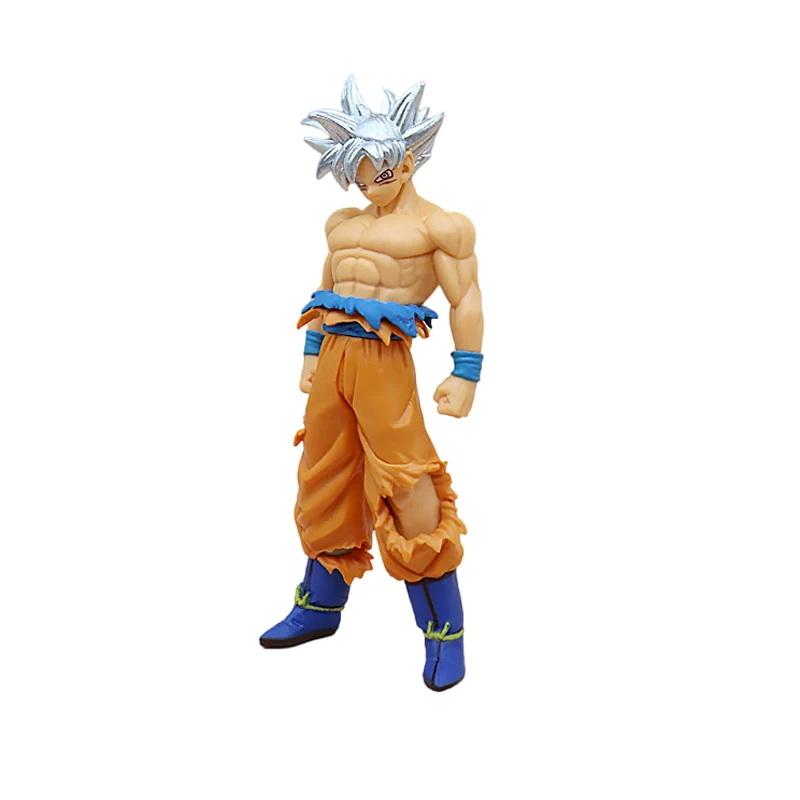 Figura de Son Goku Super Saiyan Anime Dragon Ball Goku DBZ Figura de Acción Modelo Regalos Figuras Coleccionables para Niños 18cm