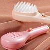 2Pcs Retractable Self Cleaning Hair Brush, Hair Detangler Brush with Ergonomic Handle, Anti Static Scalp Massage Brush for Men Women