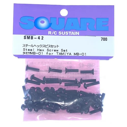 

SQUARE Steel Hex Screw Set SMB-42 for Tamiya MB-01