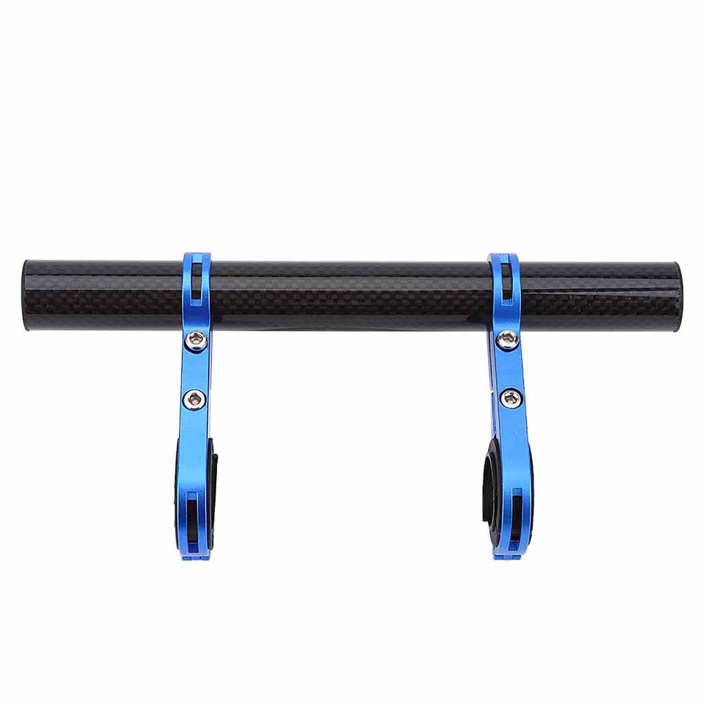 Bicycle Handlebar Bracket Extension Mount Holder for Bike Light Flashlight Speedometer(Blue)