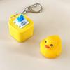 Squeeze Clicking Pressure Relief Toy Croaking Frog Button Press Click Keyring  Kids Gift