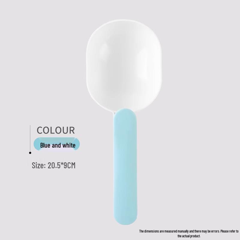 

Многофункциональная мерная ложка и совок с длинной ручкой для риса, муки и лапши с зажимом