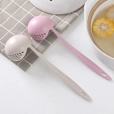 Suppe Löffel Schöpfkelle Silikon Topf Löffel Mit Lange Griff Löffel Kochen Sieb Utensilien Scoop Geschirr Löffel Küche Zubehör