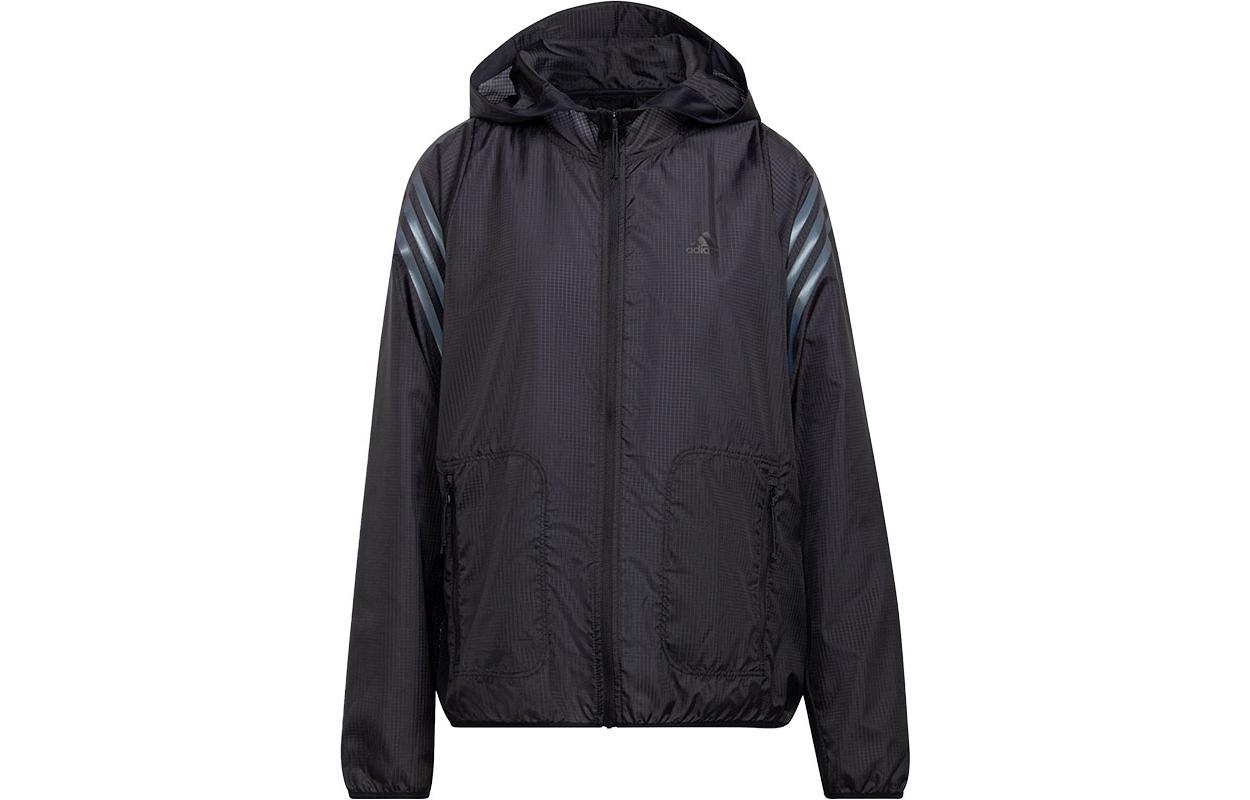 Adidas Jackets Women s Black Hooded Moderate Other HC7976 S