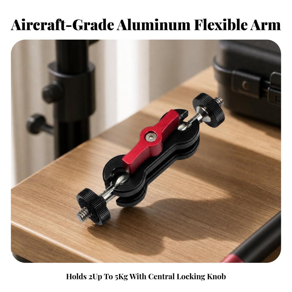 Articulating Arm Adjustable Camera Monitor Mount Non-Slip for Studios