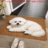 1Pcs Anti Fatigue Door Rugs, Bichon Frise Print Waterproof Non-Slip Thick Cushioned Door Mat Heavy Duty Comfort Standing Mat for Door