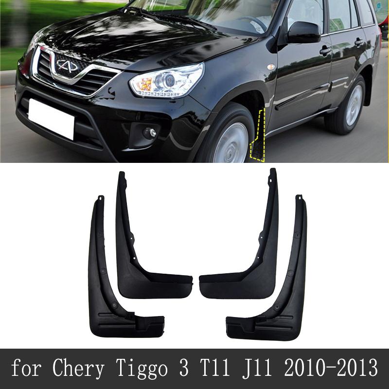 4x for Chery Tiggo T11 3 J11 EVO5 2005~2013 DR Motor DR5 Mudguards Splash Guards Fender Mud Flaps Car Parts Stying