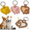 Leather Dog Hair Collector Keychain, Pet Hair Storage Pendant For Handbag Purse Schoolbag, Christmas Birthday Gift For Adults