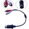 Car Audio For RCA To 13 Pin Cable AUX Audio Adapter For Kenwood CD Player Auto Parts Installation, Replacement