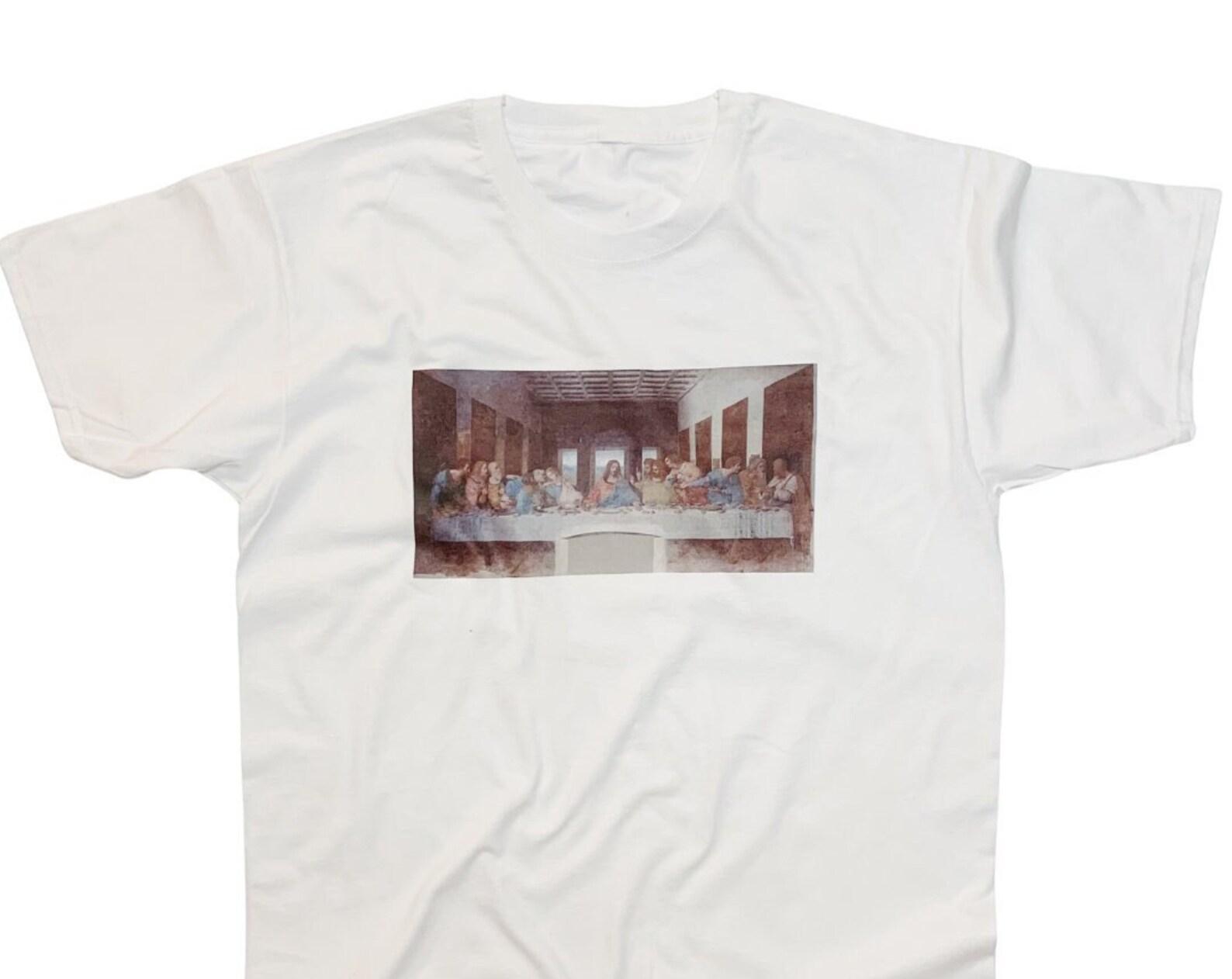 The Last Supper T-Shirt by Leonardo Da Vinci Religious Christian T-Shirt Jesus and God L