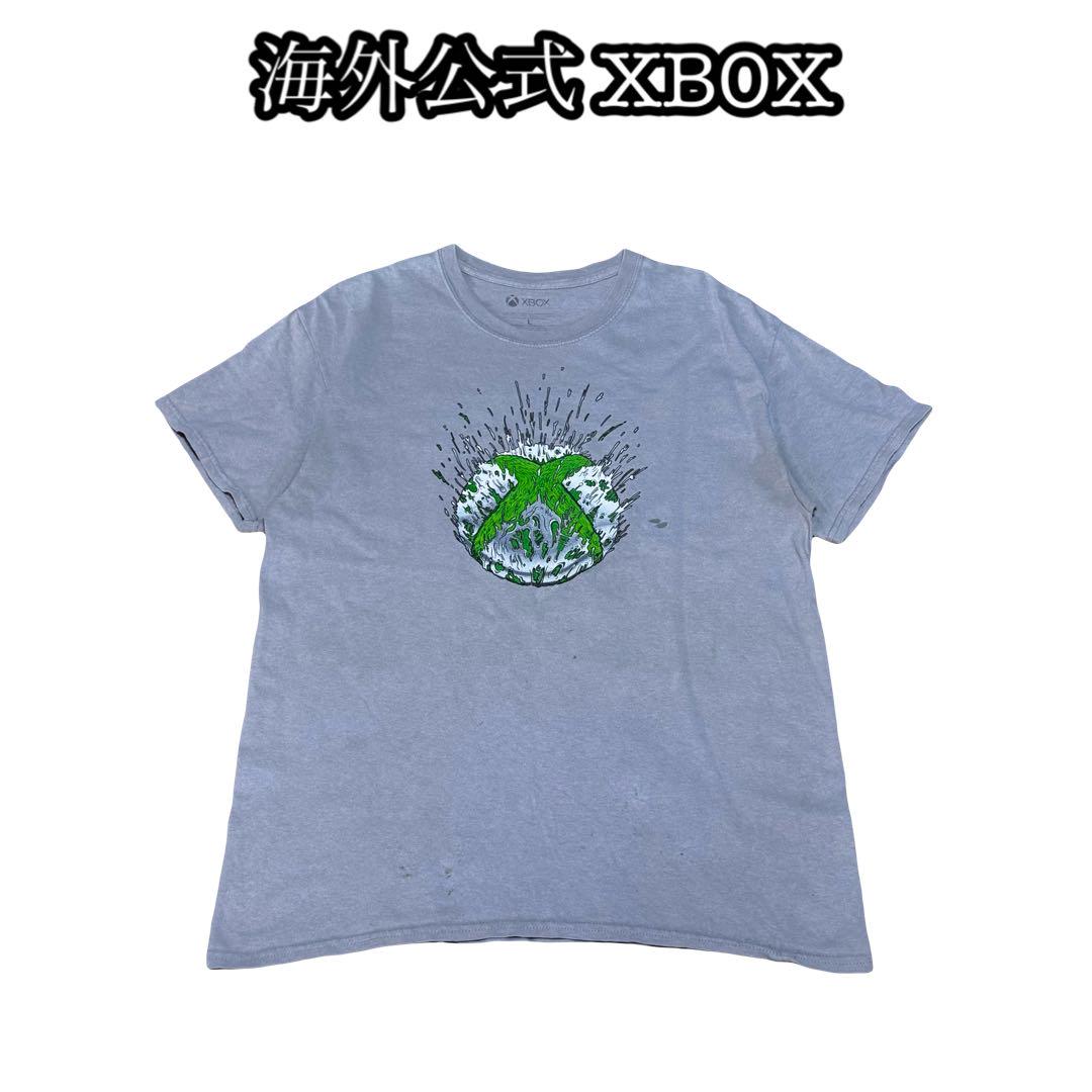 

[USED] Overseas Exclusive Xbox T-Shirt, Rare Design, Game Company, USA, Gray, Rare