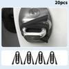 Ammortizzatore di urto per portiera auto Fibbia universale per portiera auto Insonorizzante Smorzatore Ammortizzatore Cuscinetto Ammortizzatore anti-vibrazione 4/20 Pezzi