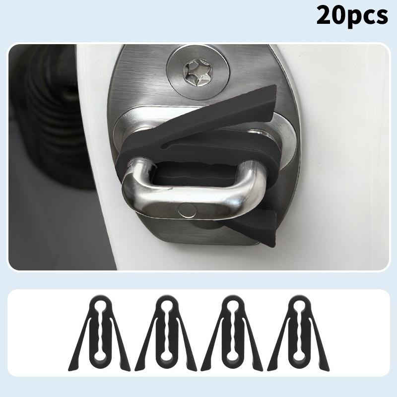 Ammortizzatore di urto per portiera auto Fibbia universale per portiera auto Insonorizzante Smorzatore Ammortizzatore Cuscinetto Ammortizzatore anti-vibrazione 4/20 Pezzi