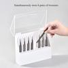 Large Capacity Tweezers Storage Box Dustproof Tweezers Organizer Tweezer Holder  Makeup Storage
