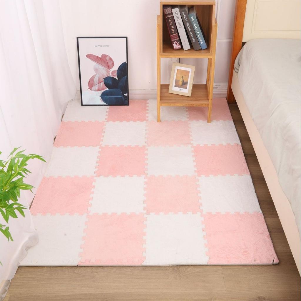 Eva Foam Puzzle Carpet Soft Plush Children's Mat Baby Toys Baby Play Mat  In Children's Room Keep Warm Playmat