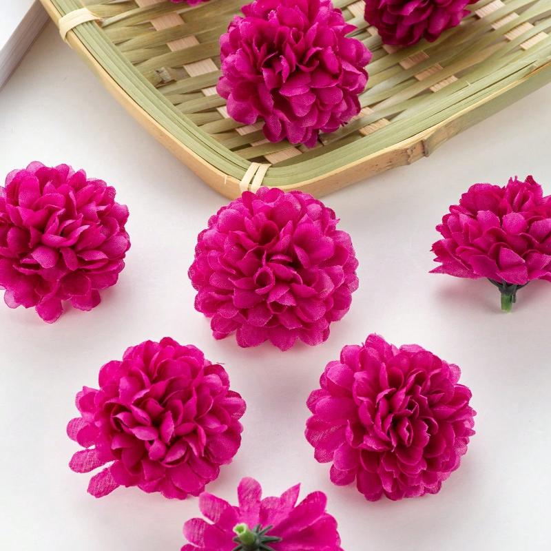

Artificial Hydrangea Ball, Flower Head Ball, Chrysanthemum String, DIY Flower Ring Material, Birthday Party, Party Decoration one-size бордовый