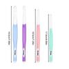 ABS Plastic Crochet Hook 8Mm 10Mm 12Mm 15Mm With Marking Ring And Sweater Needle Plastic Knitted Scarf Cap Toy Set 4 Pieces