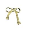 Vintage Copper-Plated Gold Tassel Bow Brooch - Versatile Sweater Corsage Accessory
